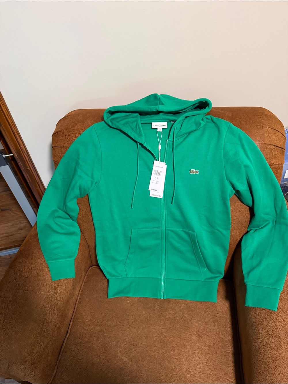 Lacoste Fullzip Green Hoodie